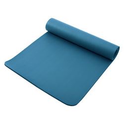 RAY STAR 10mm 31.5''X72'' Blue NBR Yoga Mat with Fitness Mat Bands