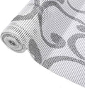 RAY STAR Rings Design Drawer and Shelf Liner, Strong Grip, Non Adhesive Easiest Install Mat for Kitchen Cabinets, Drawers, Cupboards and Bathroom Shelves