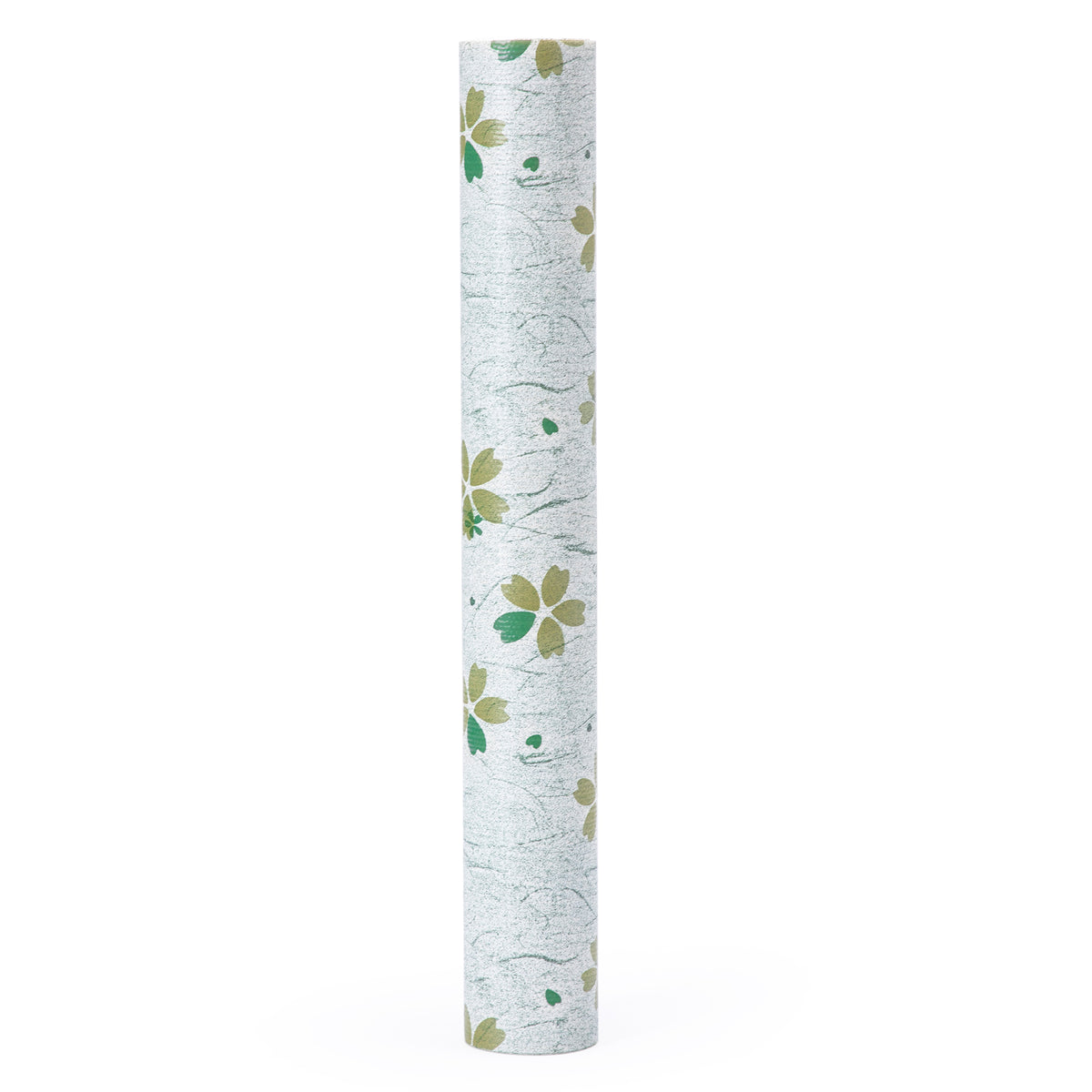 RAY STAR Grip Shelf Liner Non Adhesive, Easy Clean Kitchen Drawer, Cabinet, Cupboard Dresser Protector Cover（Green flower pattern)