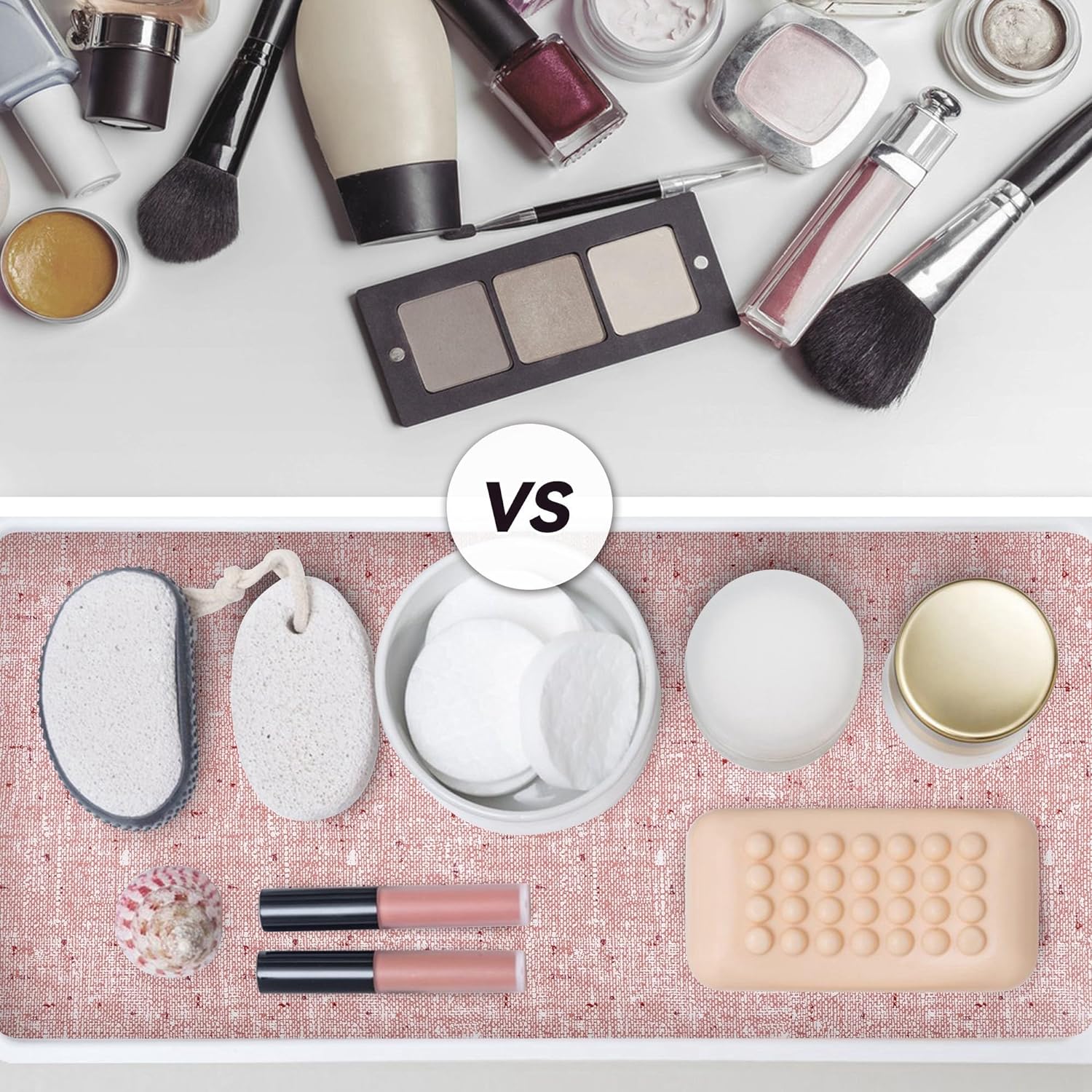 RAY STAR Red Design Grip Shelf Liner Non Adhesive, Strong Grip Bottom, Easy Clean Kitchen Drawer, Cabinet, Cupboard Dresser Protector Cover, Non Slip Mat