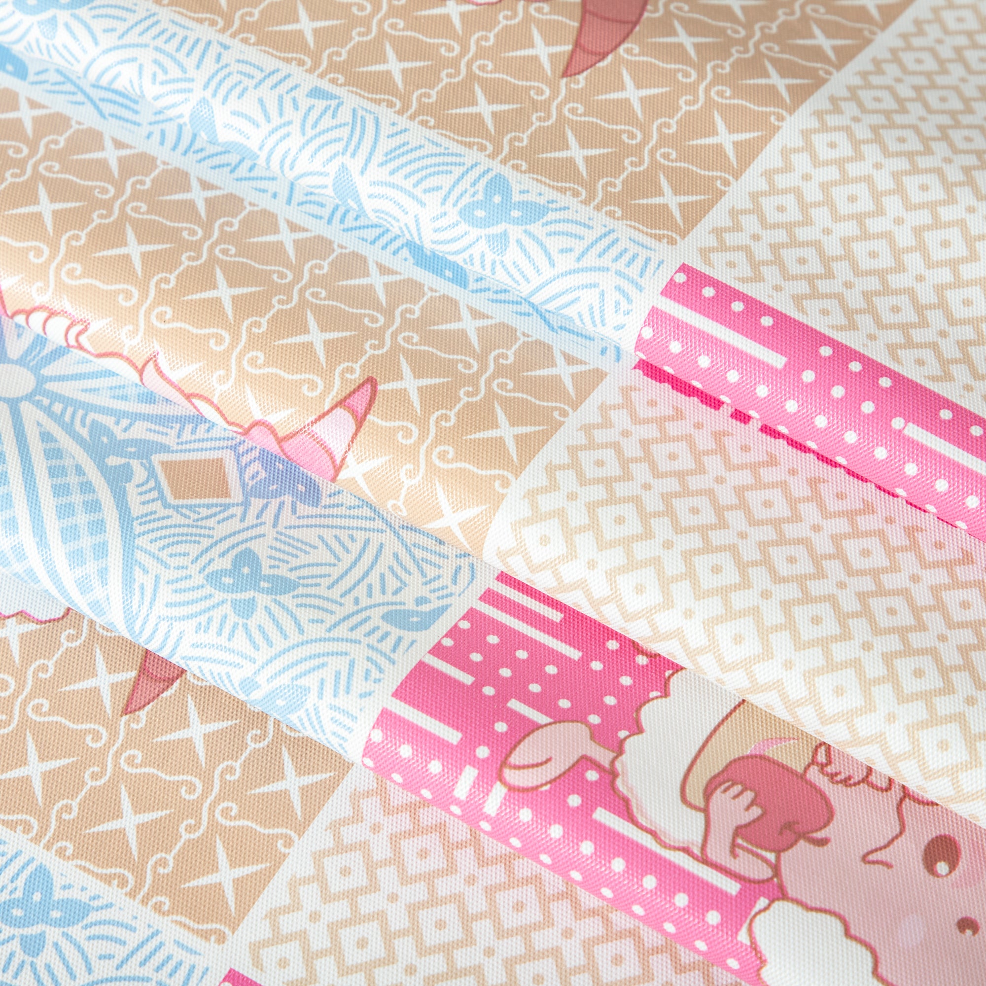 Classic Happy lamb Tablecloth Vinyl Surface with Flannel Backing Oilcloth Waterproof holiday