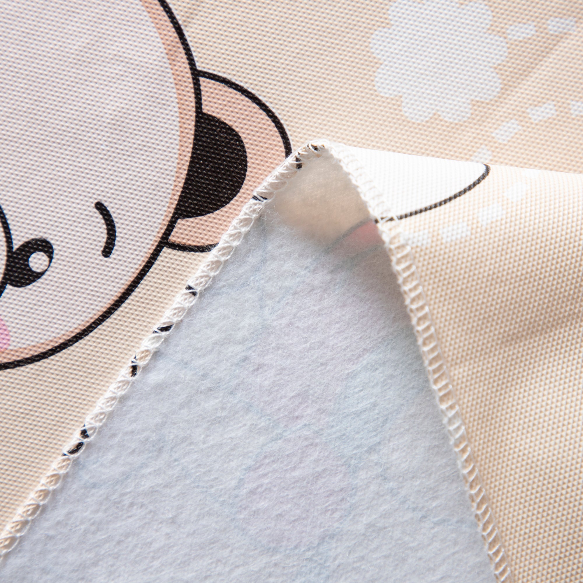 RAY STAR Classic Beige Teddy Bear Football Vinyl Tablecloth with Flannel Backing – Cute Kids Pattern, Waterproof & Easy Clean Oilcloth for Kitchen or Party Table