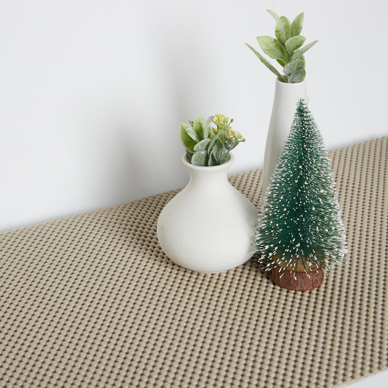 RAY STAR Premium Taupe Drawer and Shelf Liner, Strong Grip, Non Adhesive Easiest Install Mat, for Kitchen Cabinets, Drawers, Cupboards and Bathroom Shelves