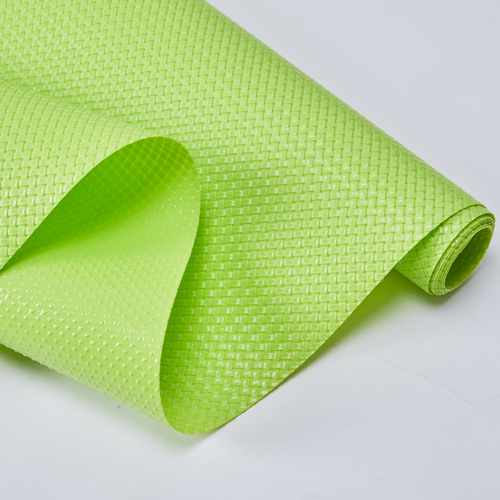 RAY STAR Non-Slip EVA Green Shelf Liner Cabinet Liner, for Kitchen Cabinets, Non Adhesive, Washable Refrigerator Mats for Pantry Cabinet, Kitchen Drawer, Bathroom Shelves