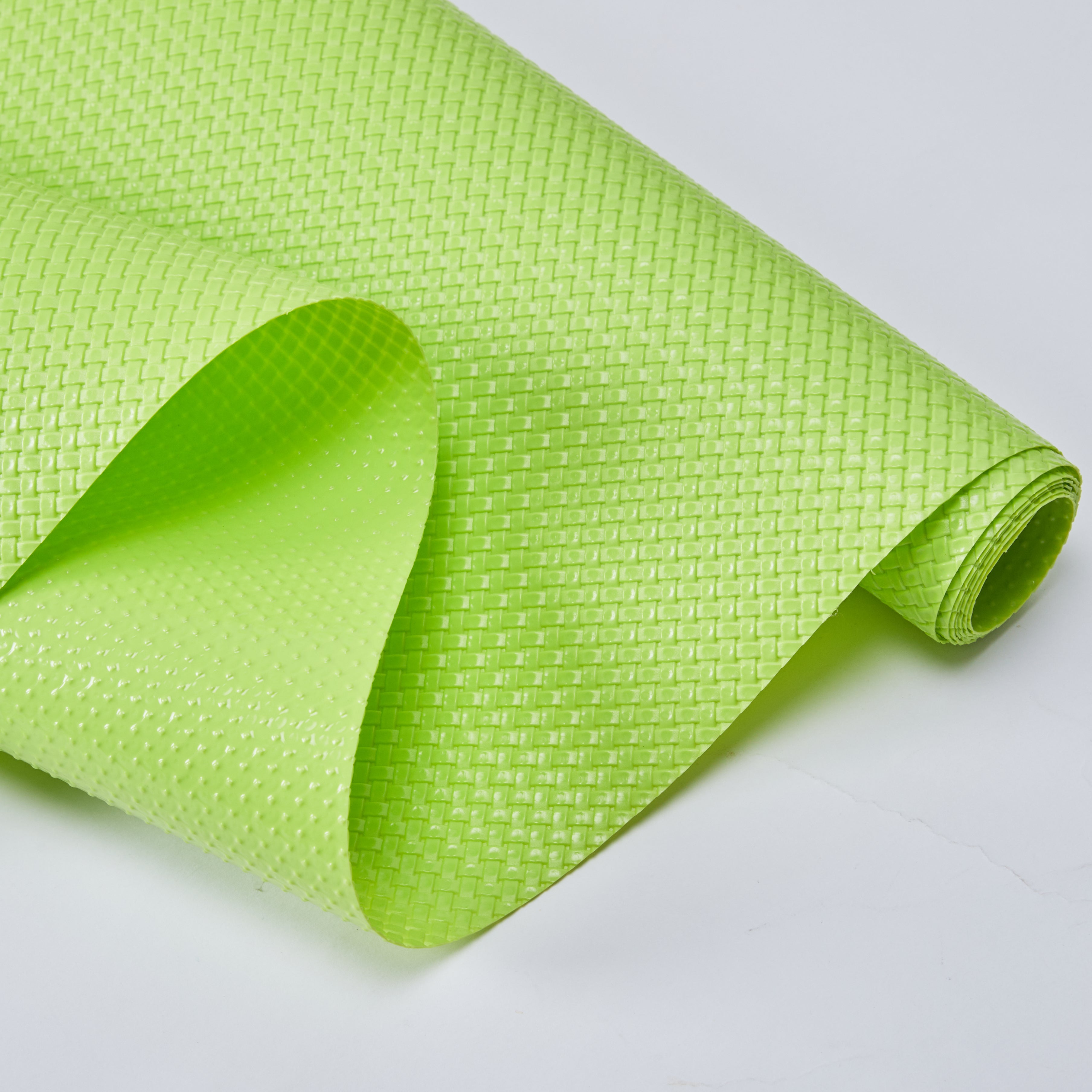 RAY STAR Non-Slip EVA Green Shelf Liner Cabinet Liner, for Kitchen Cabinets, Non Adhesive, Washable Refrigerator Mats for Pantry Cabinet, Kitchen Drawer, Bathroom Shelves