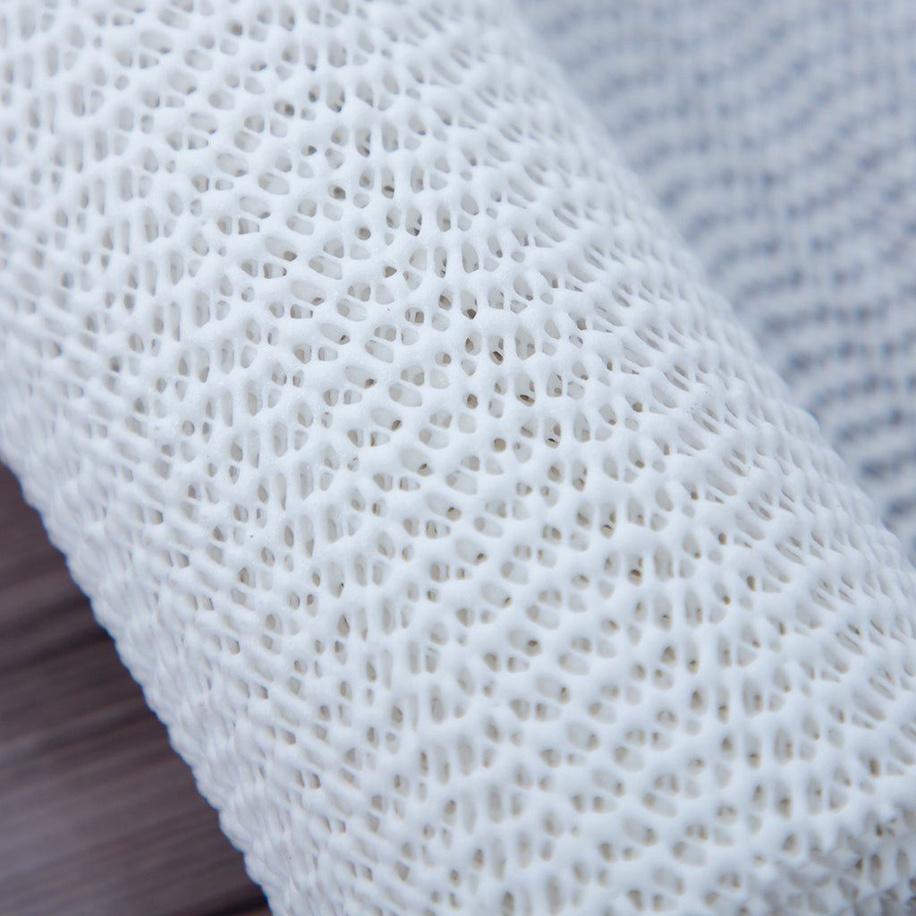 RAY STAR White Drawer and Shelf Liner, Strong Grip, Non Adhesive Easiest Install Mat, for Kitchen Cabinets, Drawers, Cupboards and Bathroom Shelves