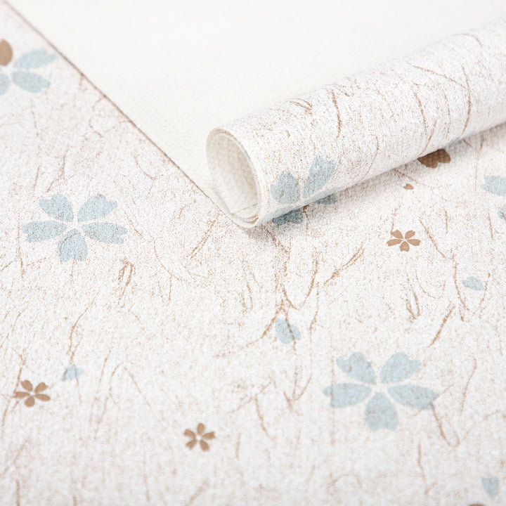 RAY STAR Blue Flora Design Grip Shelf Liner Non Adhesive waterproof