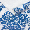 RAY STAR Grip Shelf Liner Non Adhesive, Easy Clean Kitchen Drawer, Cabinet, Cupboard Dresser Protector Cover（Blue flower)
