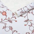 RAY STAR Grip Shelf Liner Non Adhesive, Easy Clean Kitchen Drawer, Cabinet, Cupboard Dresser Protector Cover（Orange vibrant flower branches)