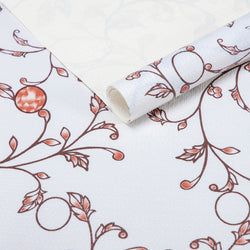 RAY STAR Grip Shelf Liner Non Adhesive, Easy Clean Kitchen Drawer, Cabinet, Cupboard Dresser Protector Cover（Orange vibrant flower branches)