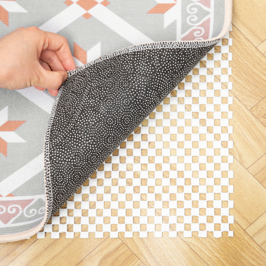 Non-Slip Rug Pad Gripper R Type Grip White