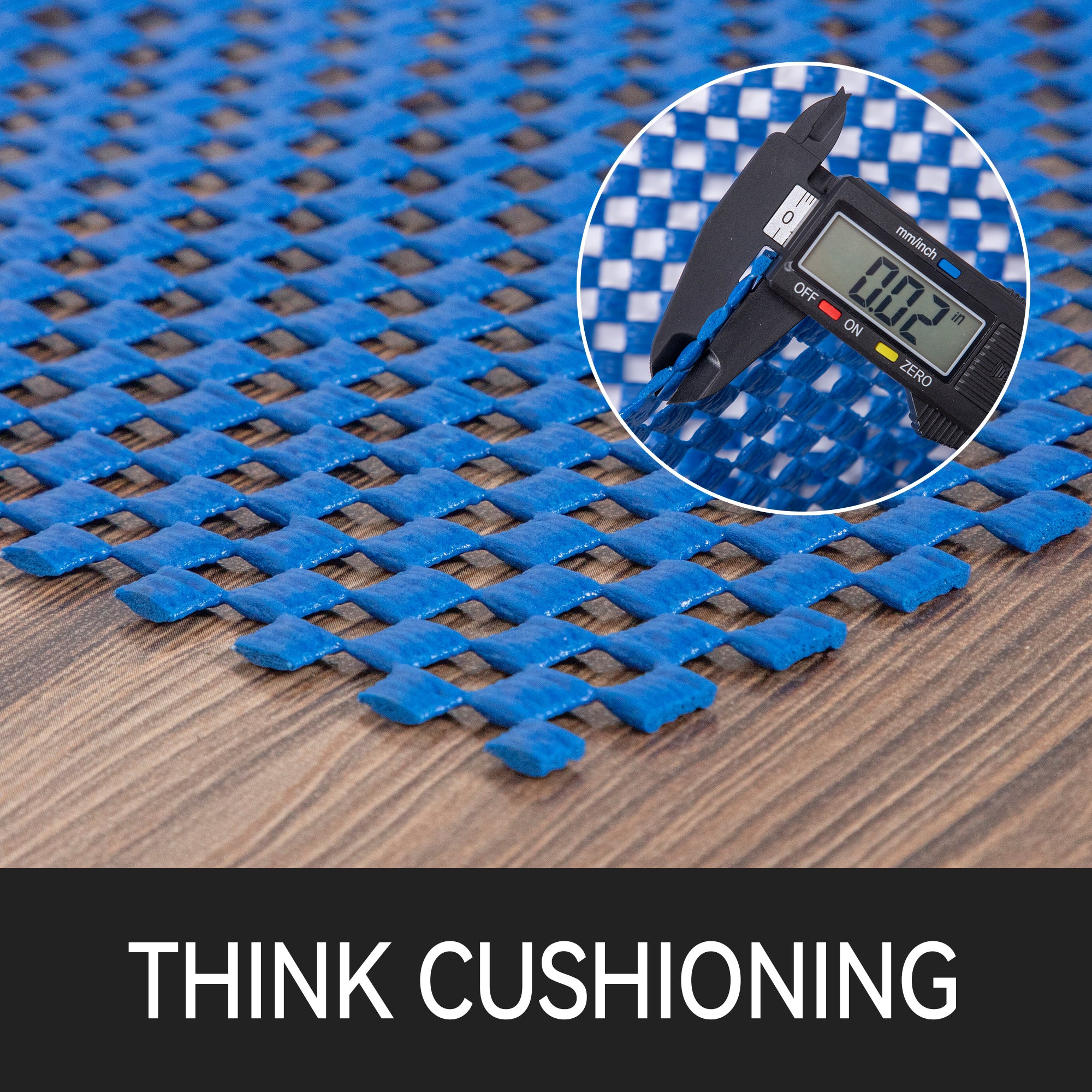 Non-Slip Rug Pad Gripper R Type Grip Blue