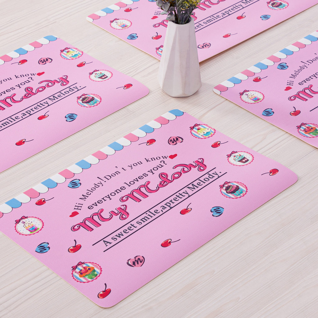 RAY STAR Set of 4 Foam Placemat Inspired Accent for Fans & Cute Home Decor Lovers