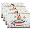 RAY STAR Set of 4 Foam Placemat Memory Whimsical Snow White Birthday