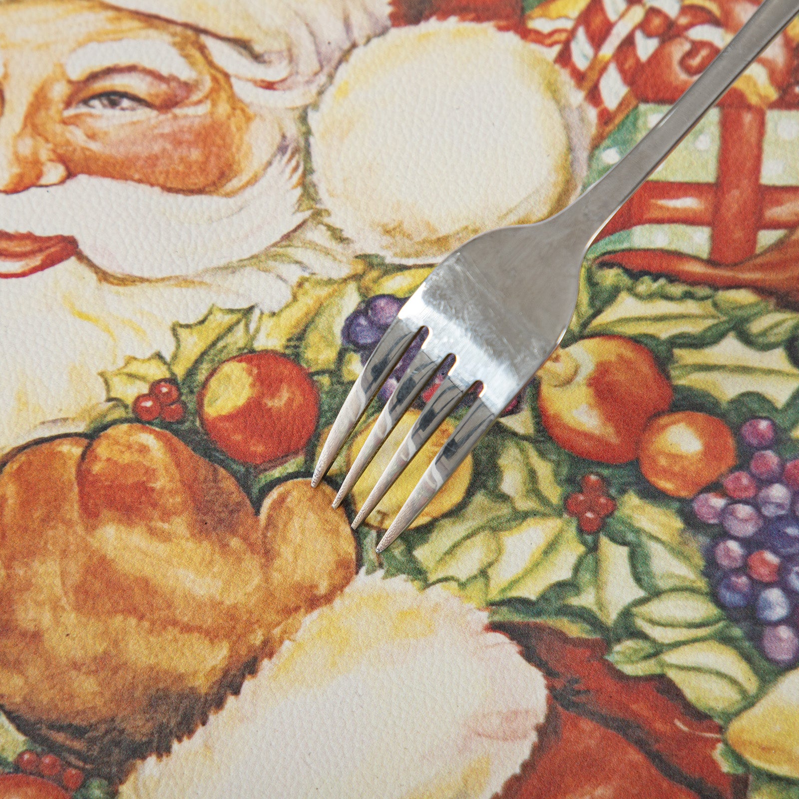 RAY STAR Set of 4 Foam Placemat Santa Claus Christmas