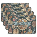 RAY STAR Set of 4 Foam Placemat Happy Pie Season