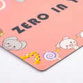 Vinyl Foam Kitchen Mat with pink Design