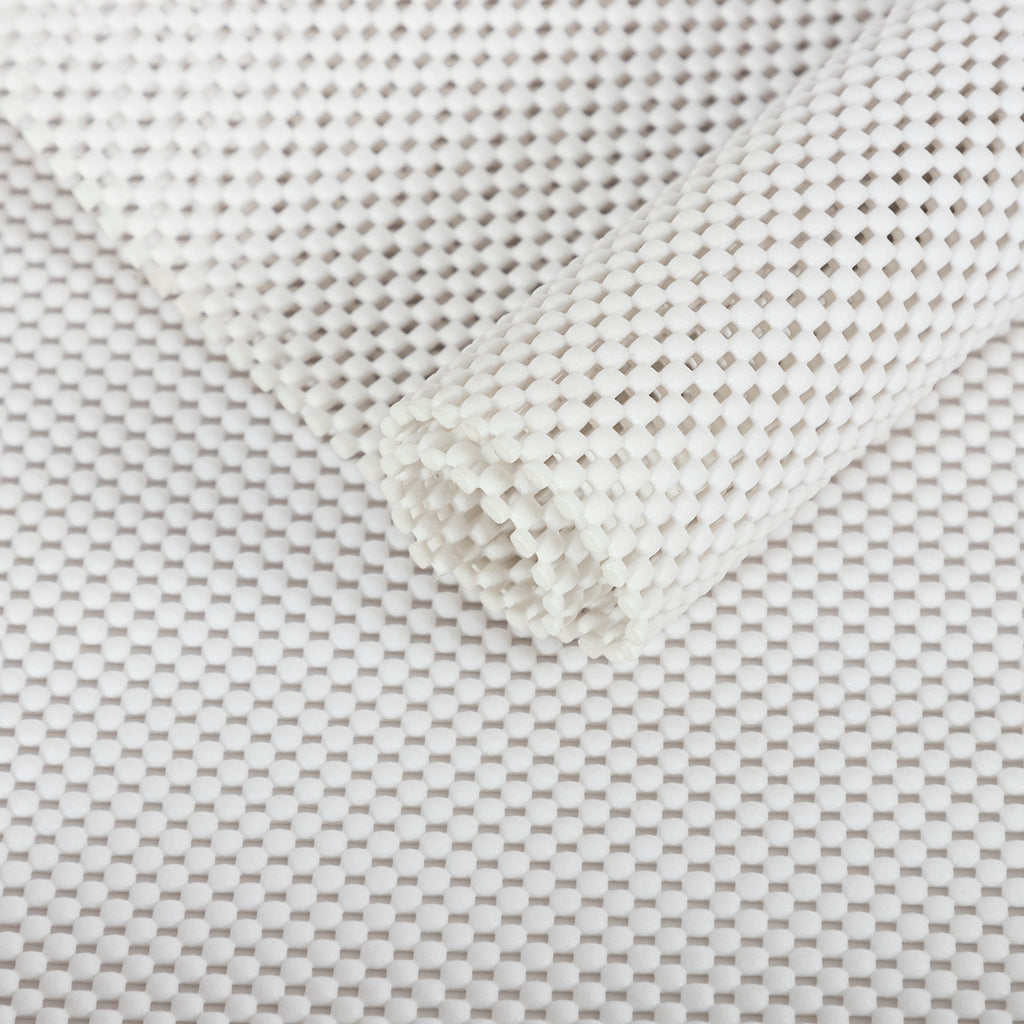 RAY STAR Premium White Drawer and Shelf Liner, Strong Grip, Non Adhesive Easiest Install Mat, for Kitchen Cabinets, Drawers, Cupboards and Bathroom Shelves