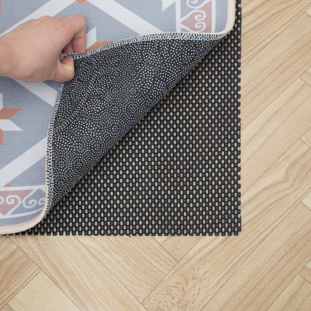 RAY STAR Premium Black Drawer and Shelf Liner, Strong Grip, Non Adhesive Easiest Install Mat, for Kitchen Cabinets, Drawers, Cupboards and Bathroom Shelves