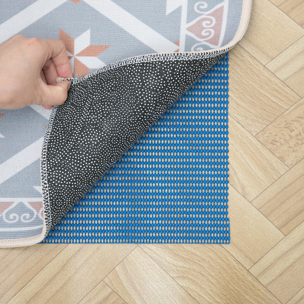 Non-Slip Rug Pad H Type Blue