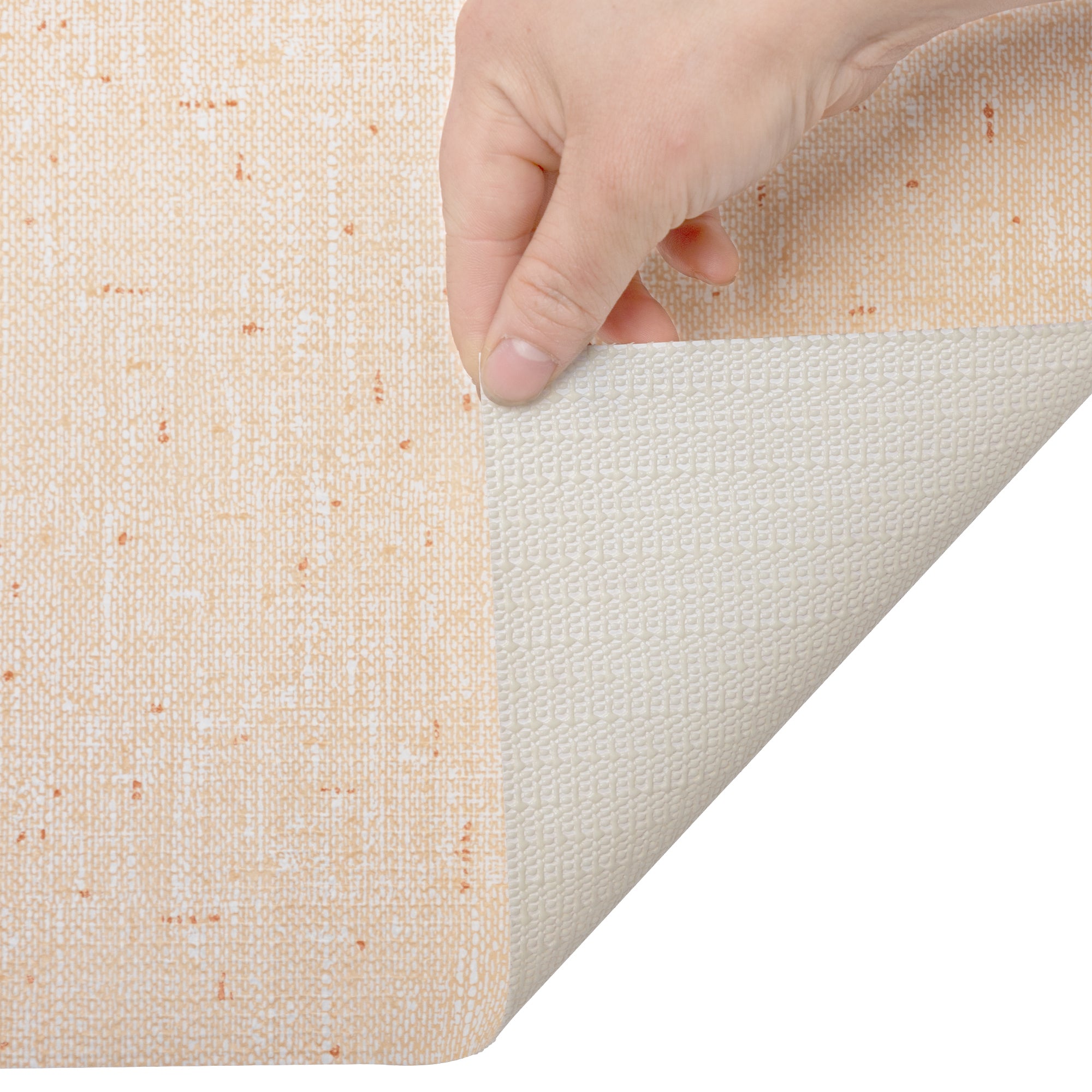 RAY STAR Grip Shelf Liner Non Adhesive, Easy Clean Kitchen Drawer, Cabinet, Cupboard Dresser Protector Cover（Champagne colored dots)