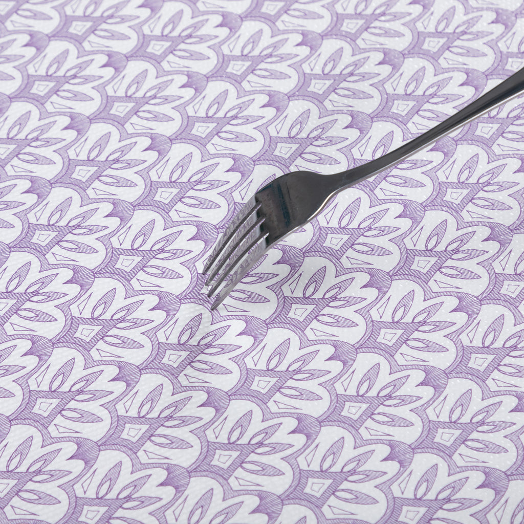 RAY STAR Grip Shelf Liner Non Adhesive, Easy Clean Kitchen Drawer, Cabinet, Cupboard Dresser Protector Cover（Purple flower pattern)