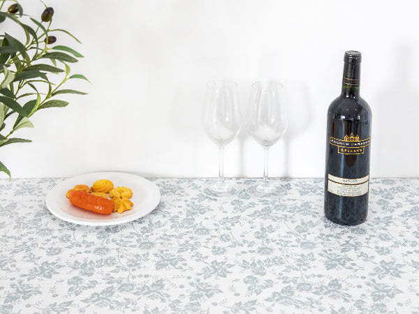 RAY STAR Grip Shelf Liner Non Adhesive, Easy Clean Kitchen Drawer, Cabinet, Cupboard Dresser Protector Cover（Grey flower)