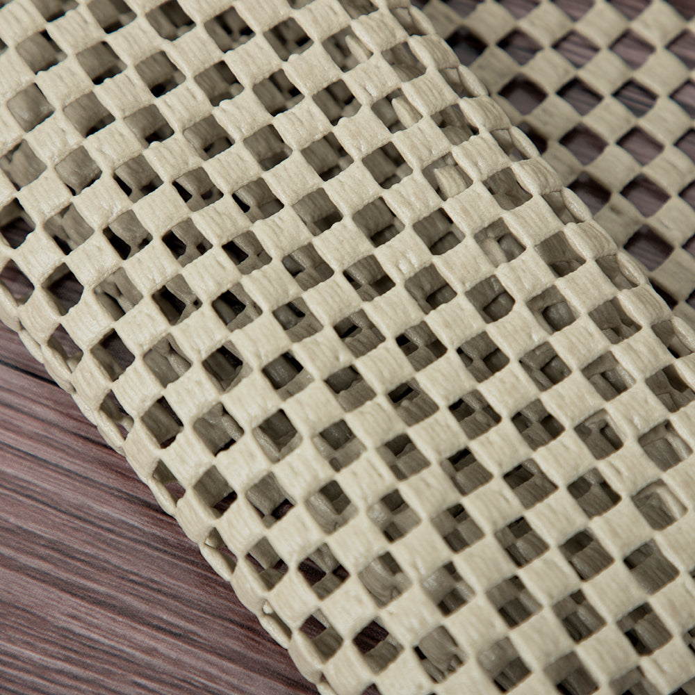 Non-Slip Rug Pad Gripper R Type Grip Light Brown