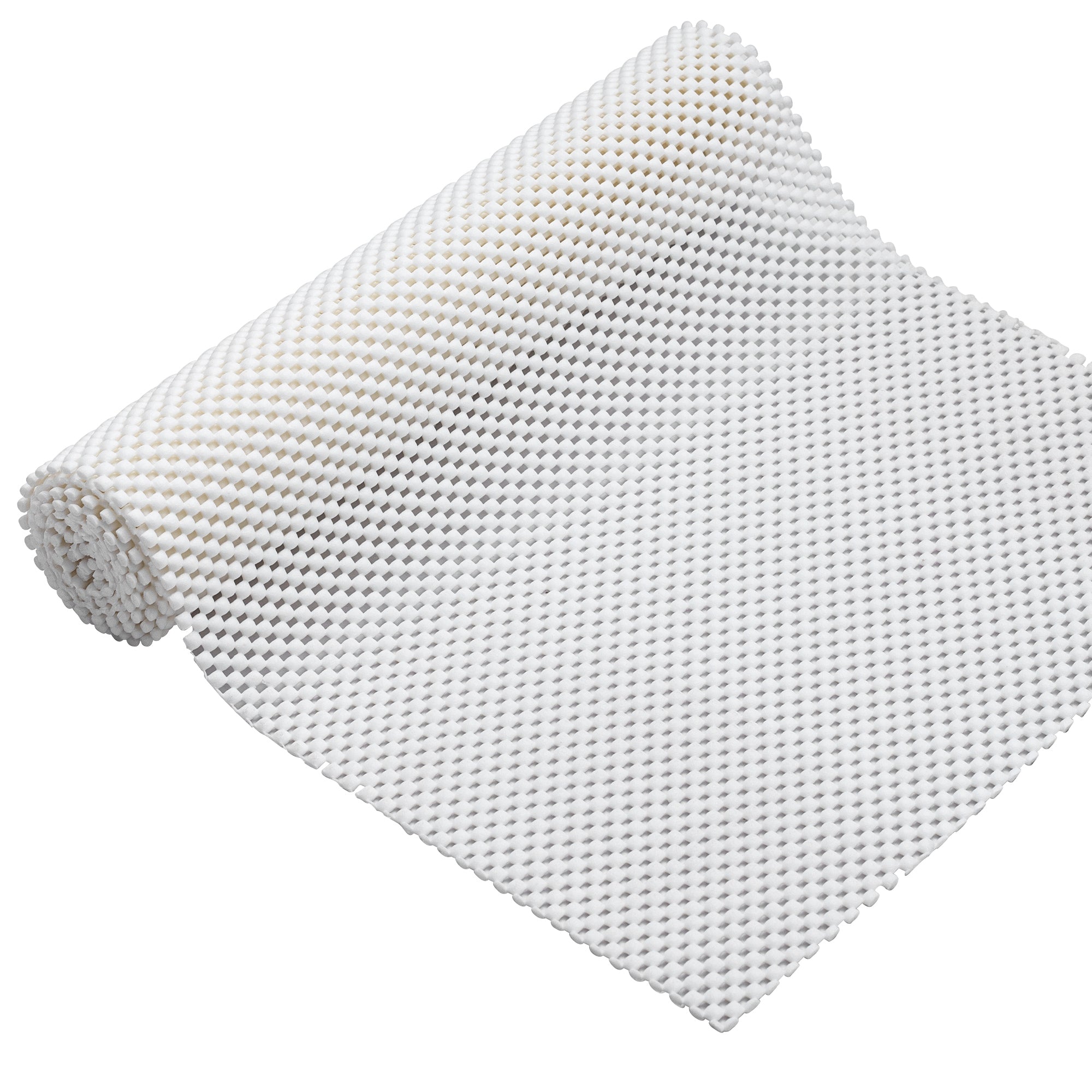 RAY STAR Premium White Drawer and Shelf Liner, Strong Grip, Non Adhesive Easiest Install Mat, for Kitchen Cabinets, Drawers, Cupboards and Bathroom Shelves