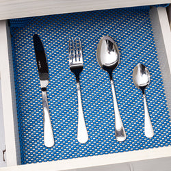 RAY STAR Premium Navy Blue Drawer and Shelf Liner, Strong Grip, Non Adhesive Easiest Install Mat, for Kitchen Cabinets, Drawers, Cupboards and Bathroom Shelves