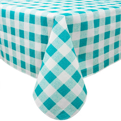 RAY STAR Green Tablecloth With Flannel Backing Round and Rectangle