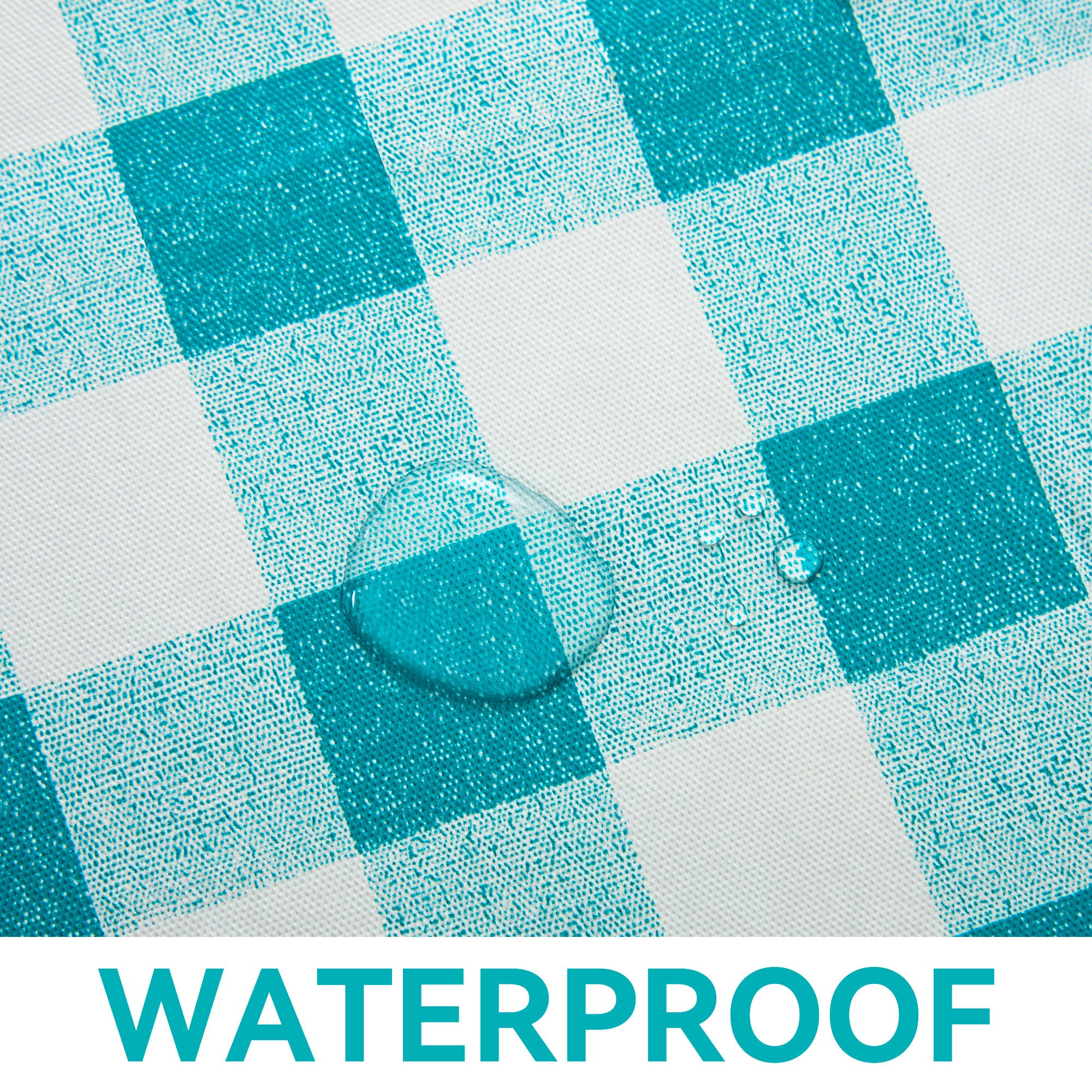 RAY STAR Green Tablecloth With Flannel Backing Round and Rectangle