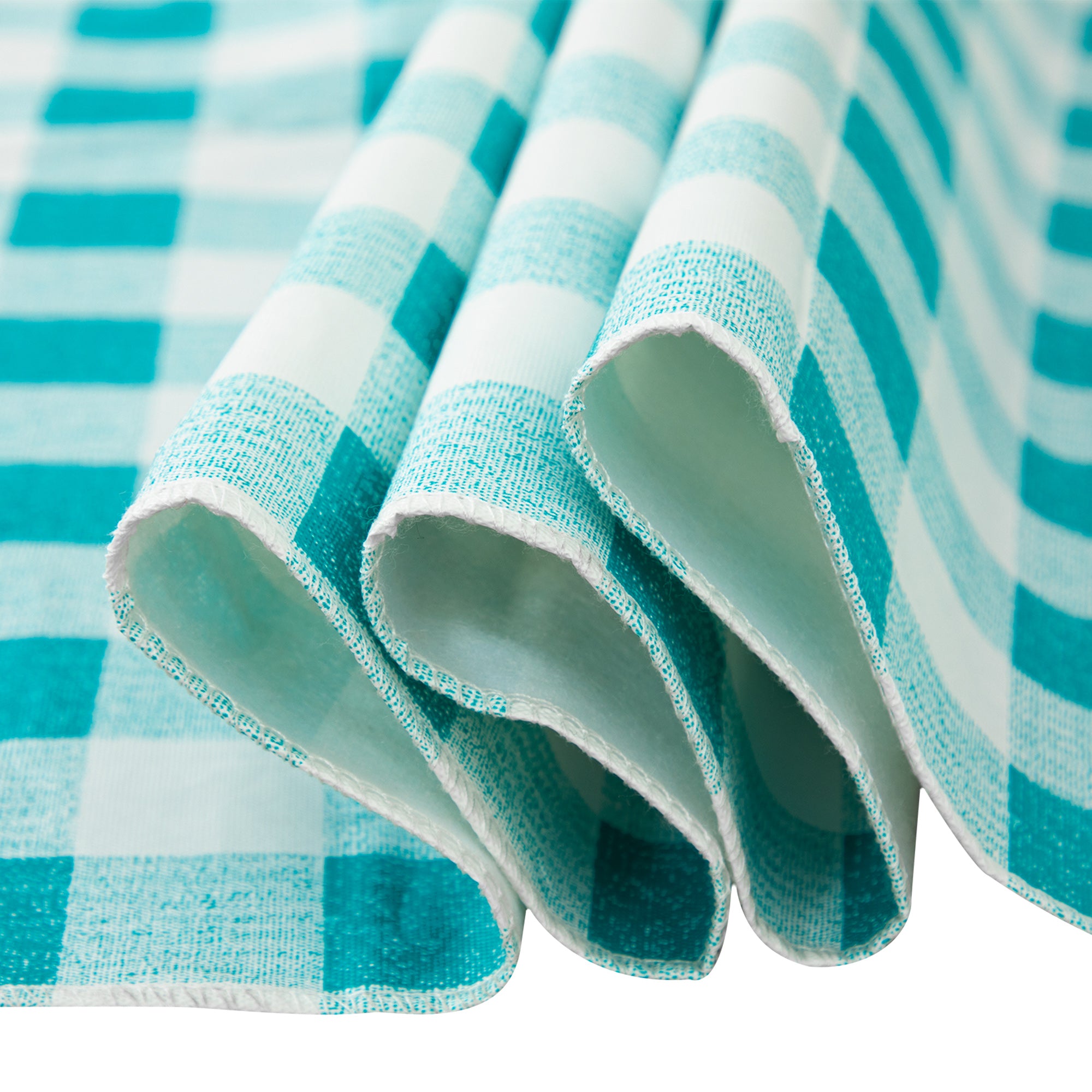 RAY STAR Green Tablecloth With Flannel Backing Round and Rectangle