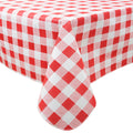 RAY STAR Pink Tablecloth With Flannel Backing Round and Rectangle