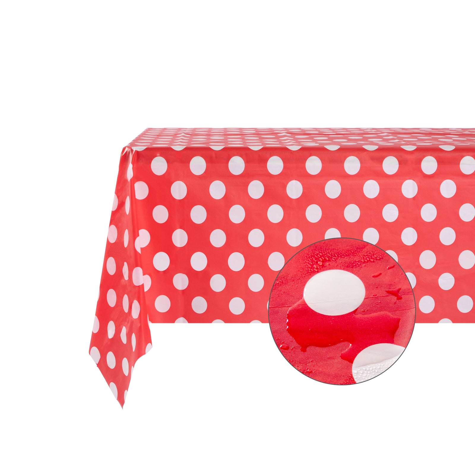 RAY STAR PEVA Disposable Plastic Tablecloth Set of 4