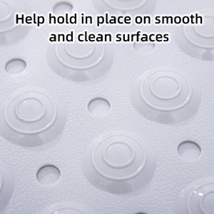 RAY STAR Non-Slip Bathtub Mat White 23.5''X35.5''