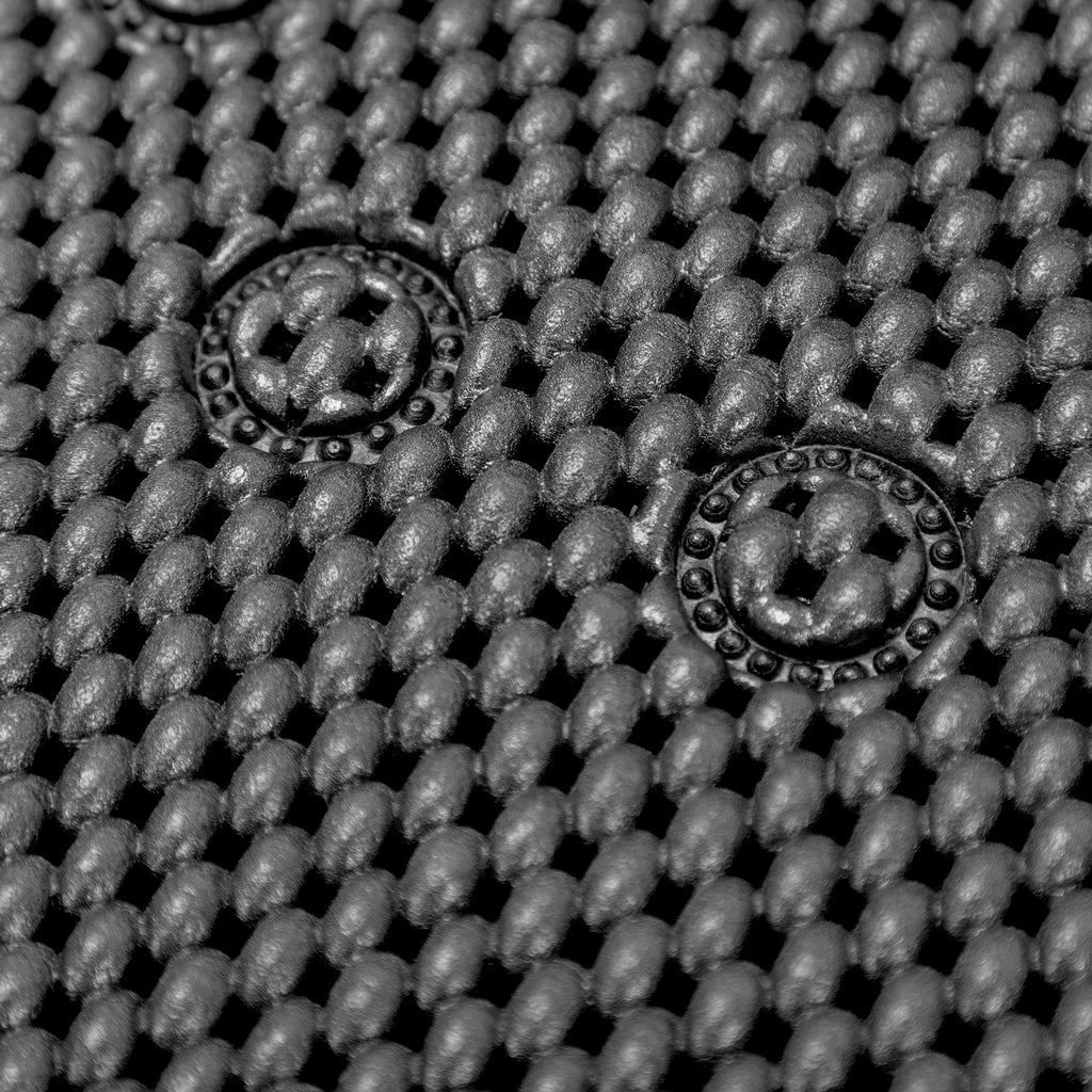 RAY STAR 17''X36'' double-layer Black Non Slip, Soft Foam Bathtub Mats Bath Mat with Drain Holes, Suction Cups