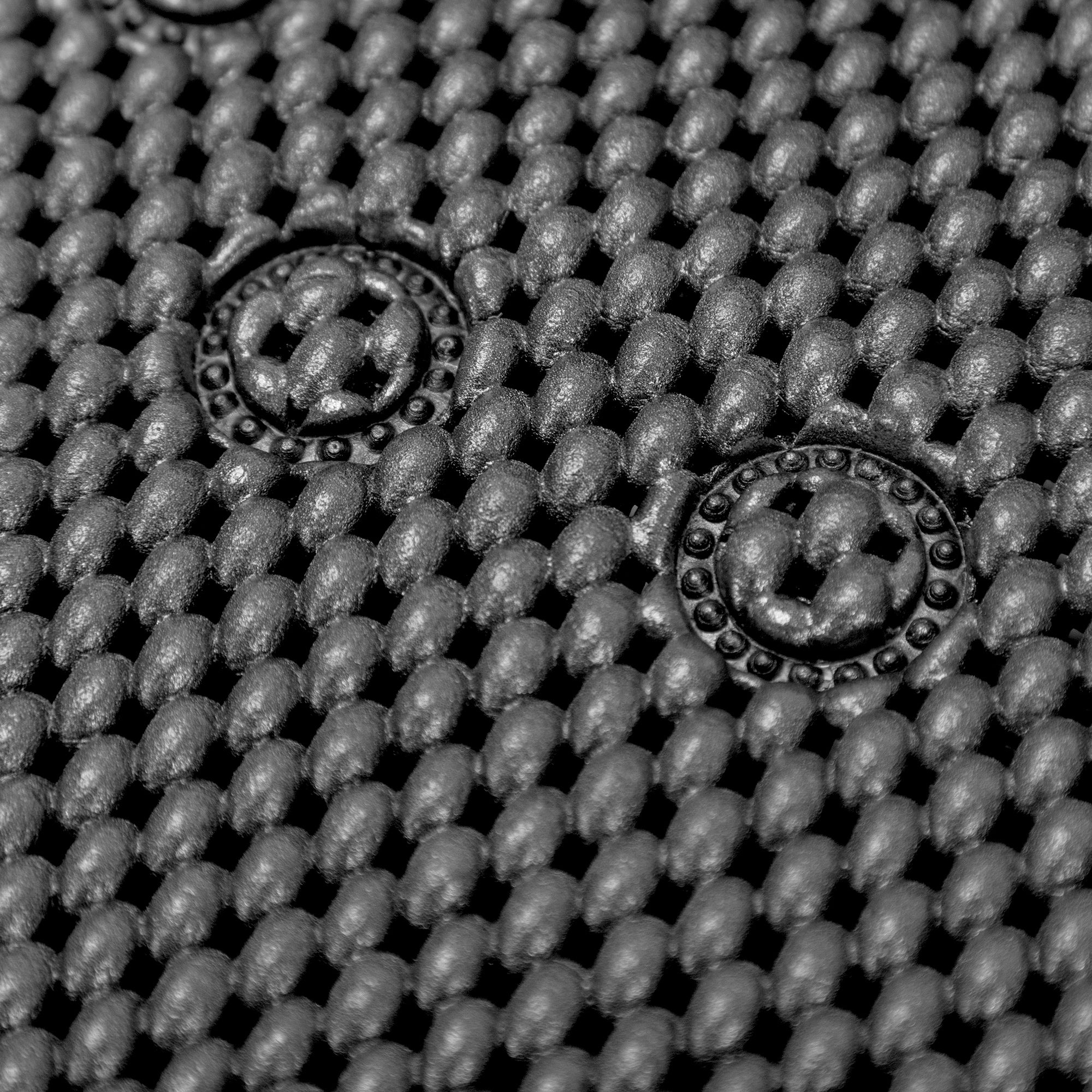 RAY STAR 17''X36'' double-layer Black Non Slip, Soft Foam Bathtub Mats Bath Mat with Drain Holes, Suction Cups