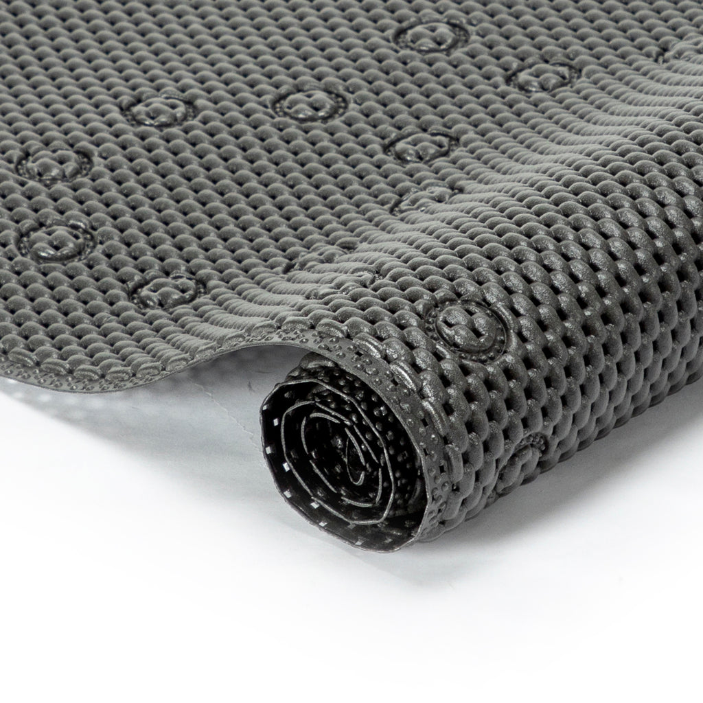 RAY STAR 17''X36'' Black Non Slip, Soft Foam Bathtub Mats Bath Mat with Drain Holes, Suction Cups