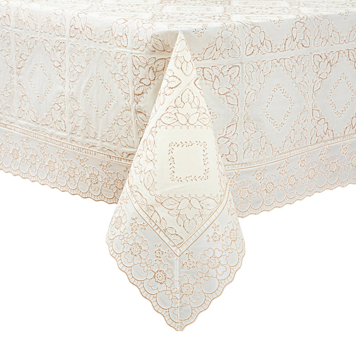 Ray Star Golden lace Tablecloth Oilcloth Waterproof holiday