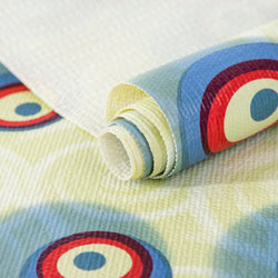 RAY STAR Grip Shelf Liner Non Adhesive, Easy Clean Kitchen Drawer, Cabinet, Cupboard Dresser Protector Cover（Green circle)