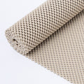 RAY STAR Premium Taupe Drawer and Shelf Liner, Strong Grip, Non Adhesive Easiest Install Mat, for Kitchen Cabinets, Drawers, Cupboards and Bathroom Shelves