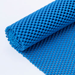 RAY STAR Blue Drawer and Shelf Liner, Strong Grip, Non Adhesive Easiest Install Mat, for Kitchen Cabinets, Drawers, Cupboards and Bathroom Shelves