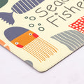 Vinyl Foam Kitchen Mat with Sea & Fish Design Multiple sizes