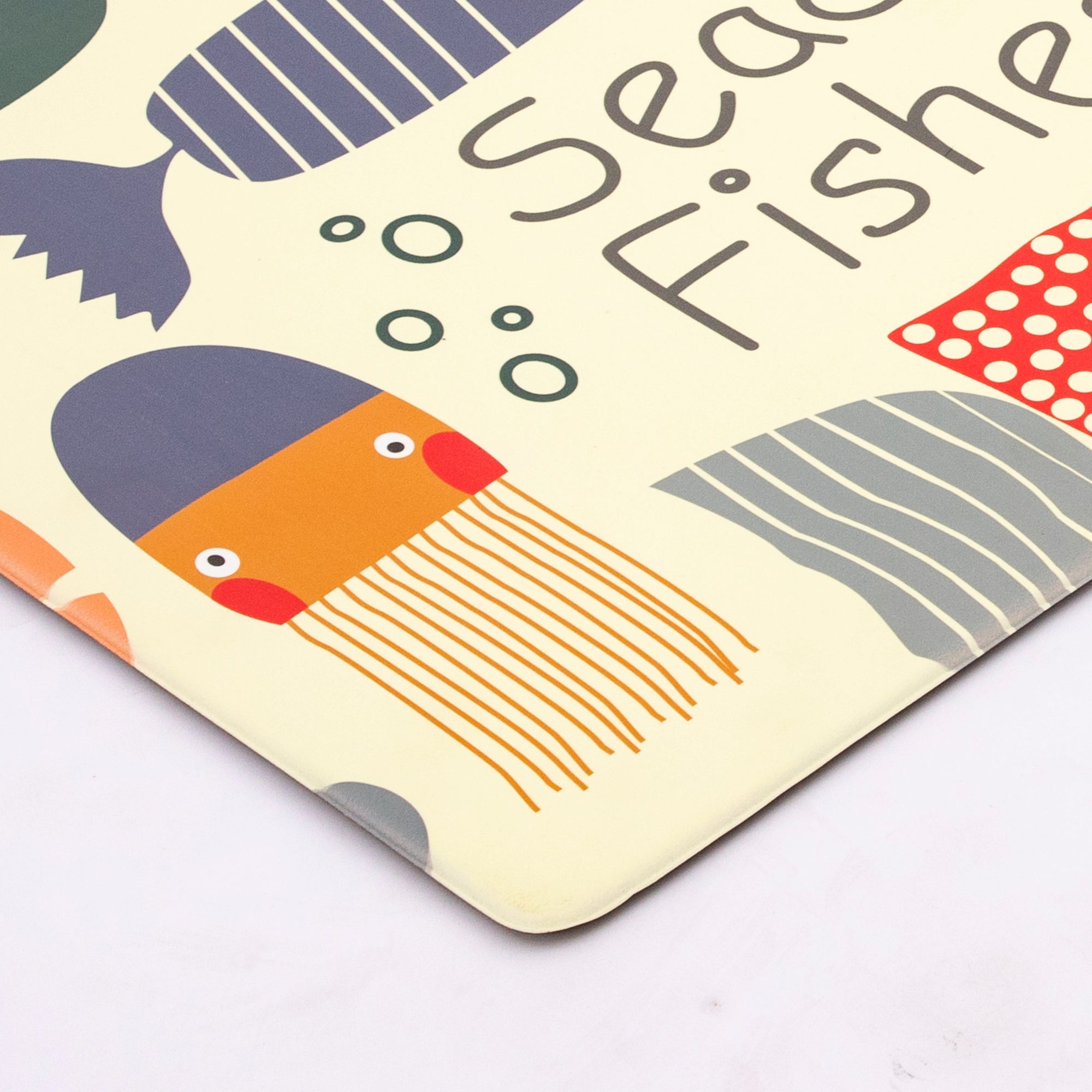 Vinyl Foam Kitchen Mat with Sea & Fish Design Multiple sizes