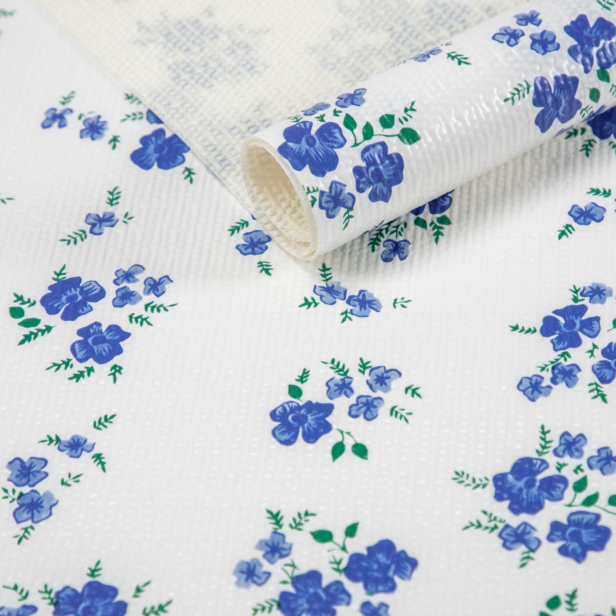 RAY STAR Blue Theme Shelf Liner Non Adhesive, Strong Grip Bottom, Easy Clean Kitchen Drawer, Cabinet, Cupboard Dresser