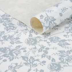 RAY STAR Grip Shelf Liner Non Adhesive, Easy Clean Kitchen Drawer, Cabinet, Cupboard Dresser Protector Cover（Grey flower)
