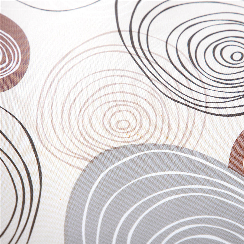 Vinyl Modern Dot Design Tablecloth With Flannel Backing Round and Rectangle
