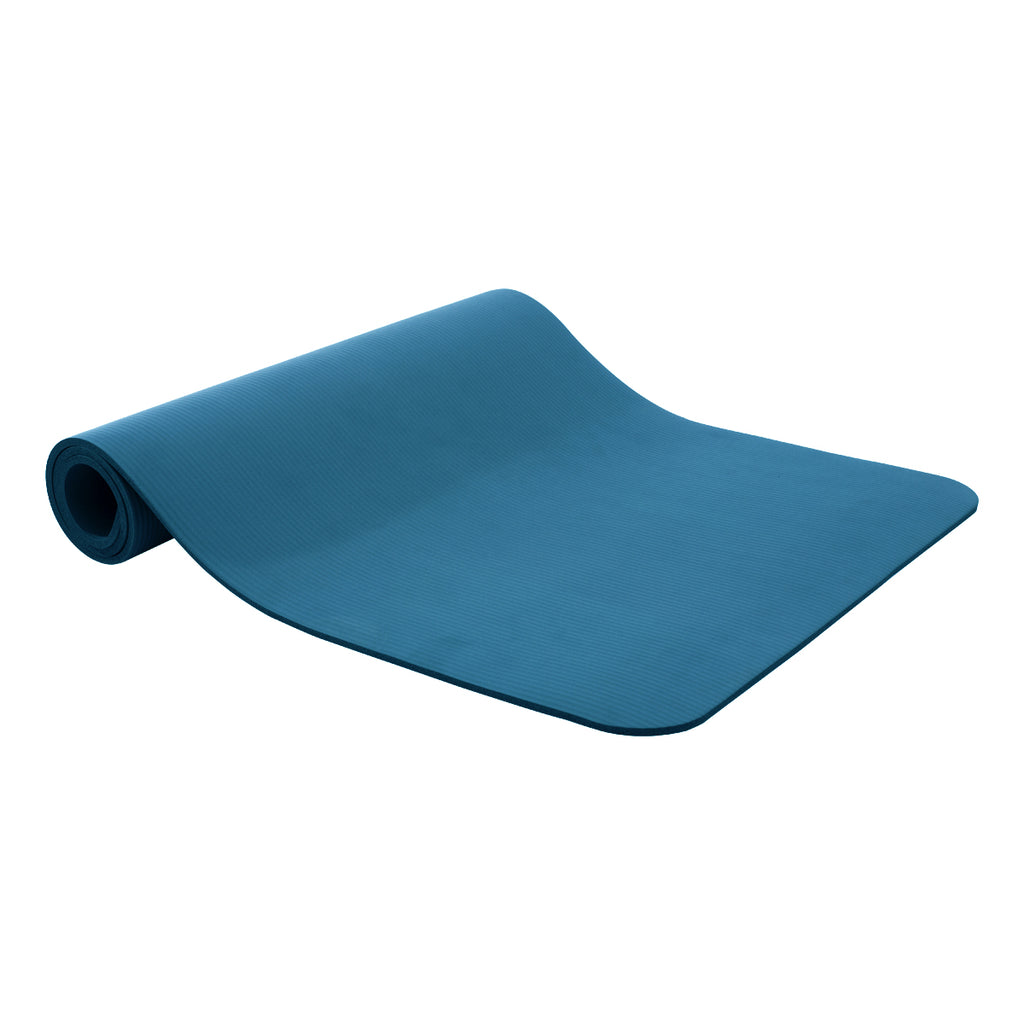 RAY STAR 10mm 31.5''X72'' Blue NBR Yoga Mat with Fitness Mat Bands