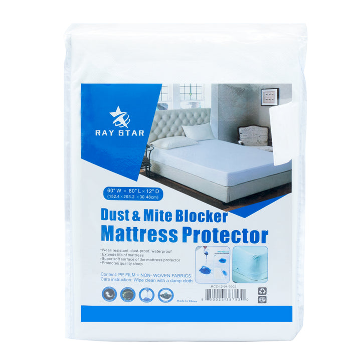 RAY STAR Twin Size Waterproof Mattress Protector, Mattress Pad, Waterproof Mattress Cover, Bed Pad and Bed Cover, Encased Zippered Fit